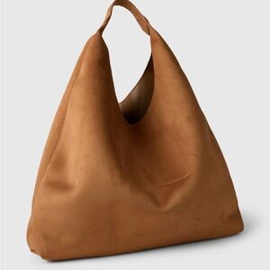Gap Vegan Suede Slouchy Tote Bag